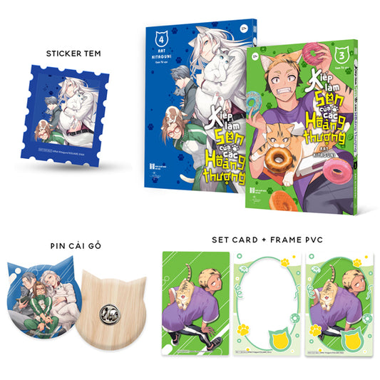 Bộ Manga - Kiếp Làm Sen Của Các Hoàng Thượng - Tập 3 + Tập 4 (Bộ 2 Cuốn) - Bản Đặc Biệt