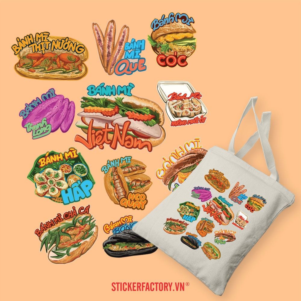 Vietnamese bread Canvas Bag|High-quality Cotton