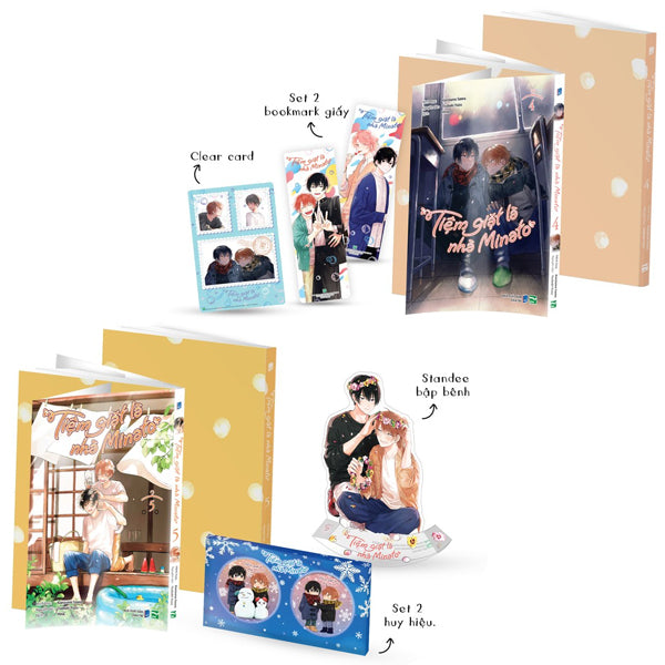 Bộ Manga - Tiệm Giặt Là Nhà Minato - Tập 4 + Tập 5 (Bộ 2 Tập)