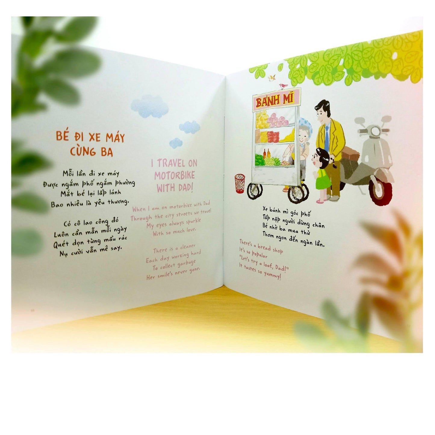 Những chiếc ghế trong căn bếp nhỏ [Chairs in small kitchen] Bilingual children poetry
