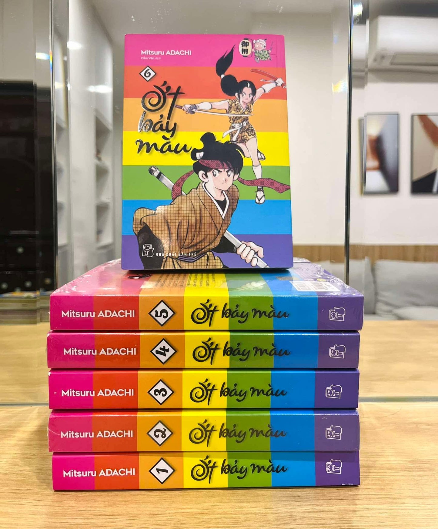 Ớt Bảy Màu trọn bộ 7 cuốn- Adachi Mitsuru - Full