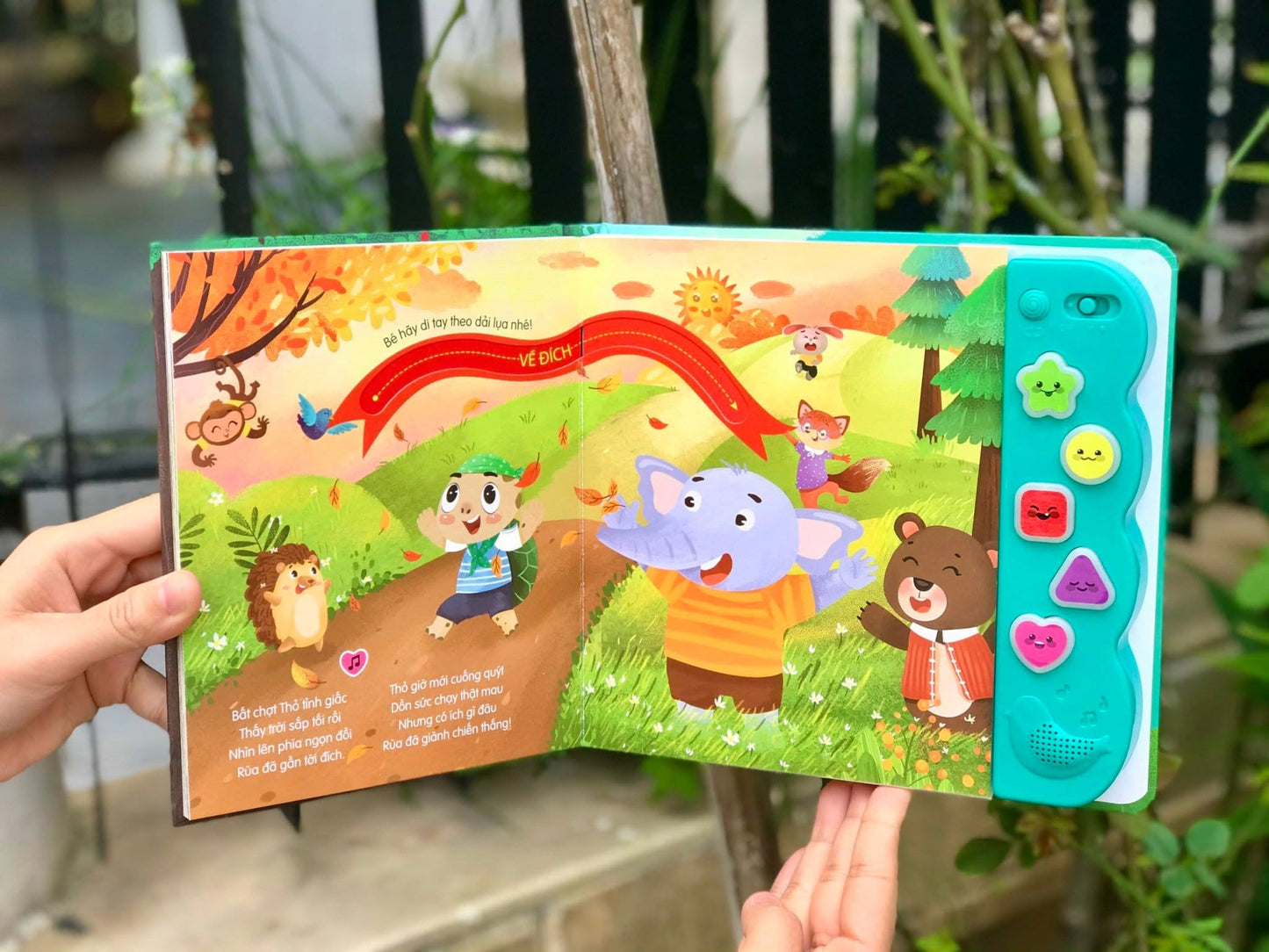 Sách âm thanh - Thỏ và Rùa Soundbook Rabbit and Turtle