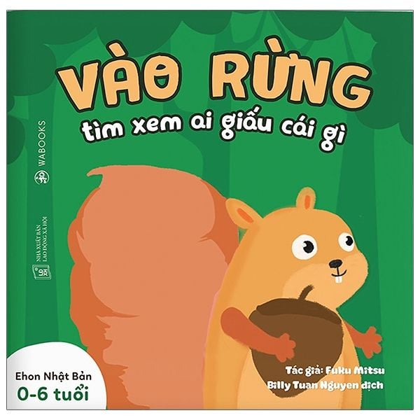 Ehon Song Ngữ Việt - Anh 0-4 Tuổi - Ai Giấu Cái Gì - Fuku Mistu