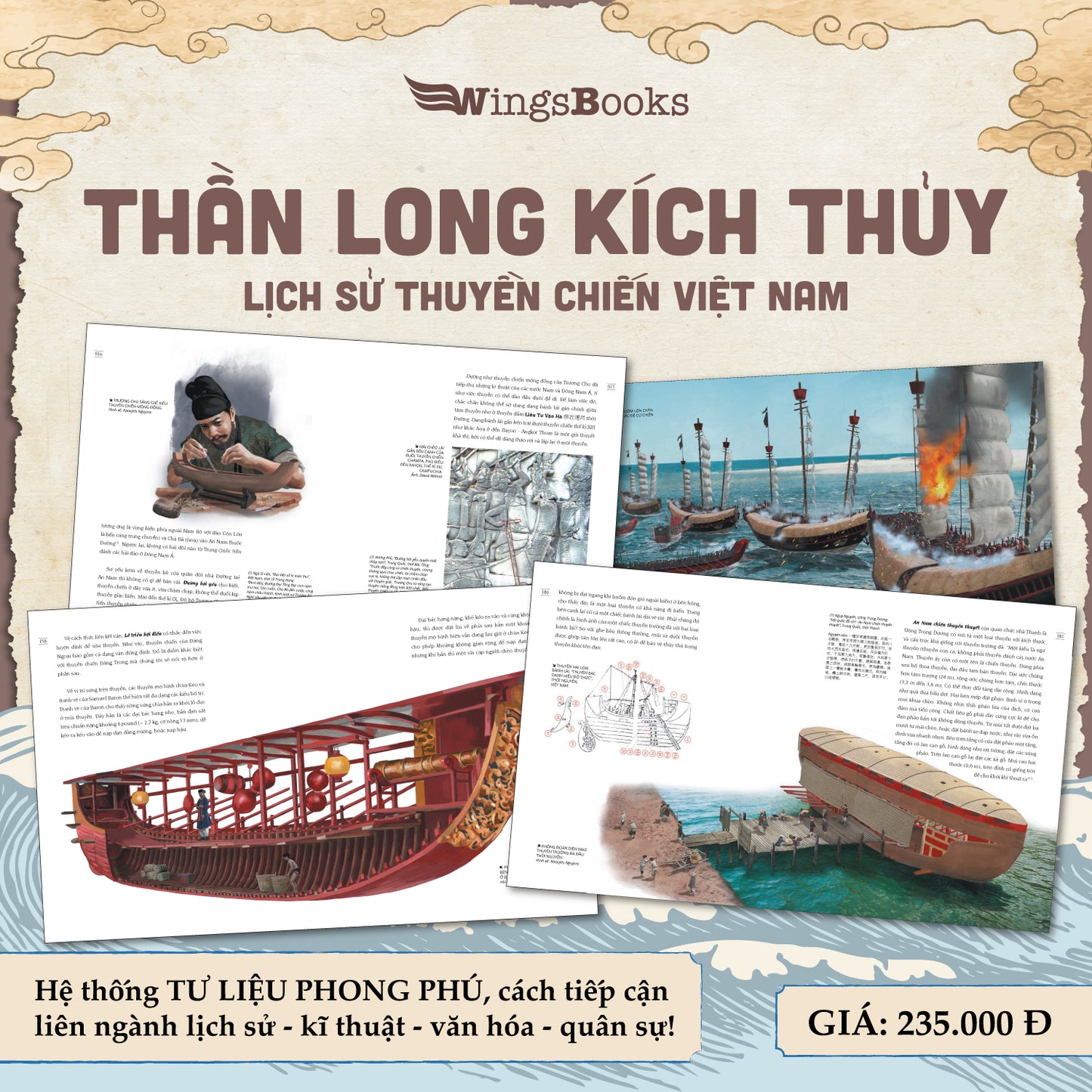 Thần Long Kích Thủy - Lịch Sử Thuyền Chiến Việt Nam (A History of Vietnamese War Ship) - PREORDER