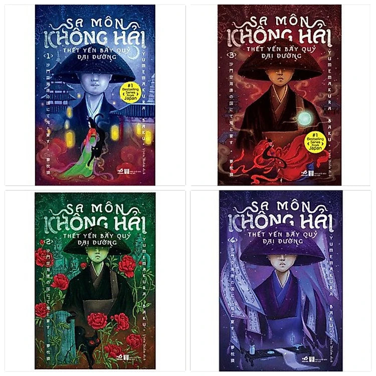 Combo 4 Quyển Sa Môn Không Hải Thết Yến Bầy Quỷ Đại Đường(Tập 1 + 2 + 3 + 4)