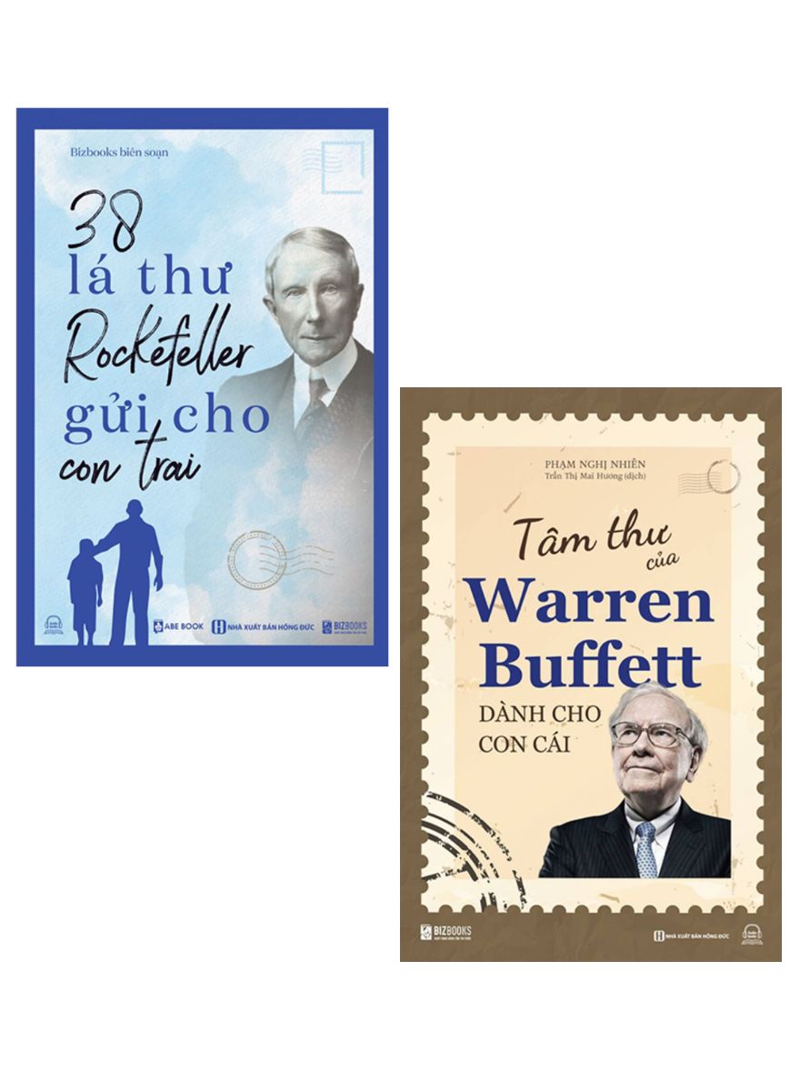 Combo 38 Lá thư Rockefeller gửi cho con trai + Tâm thư của Warren Buffett dành cho con cái