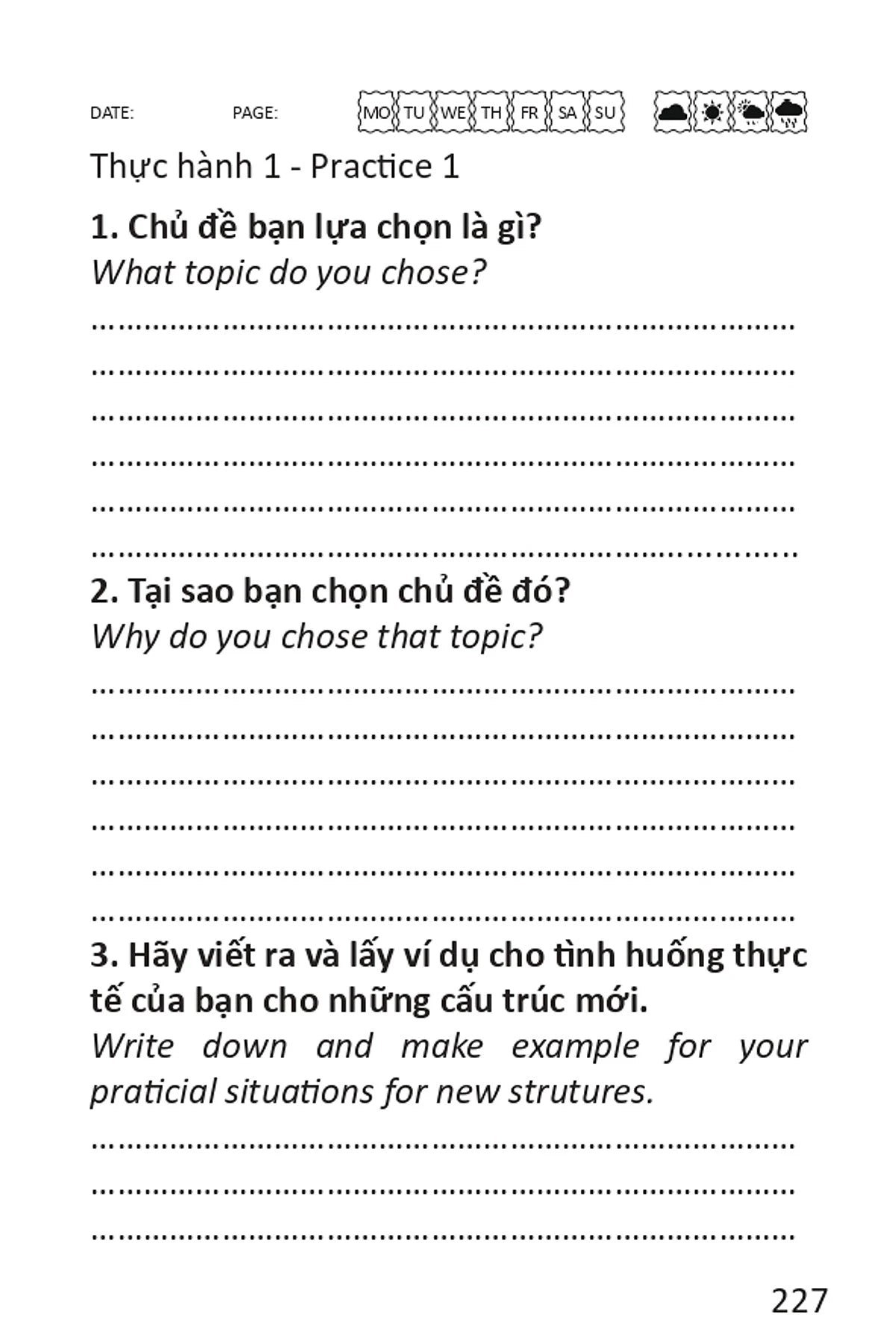 Sách Khám phá tiếng Việt hiện đại (Modern Vietnamese phrases in bilingual pocket book)