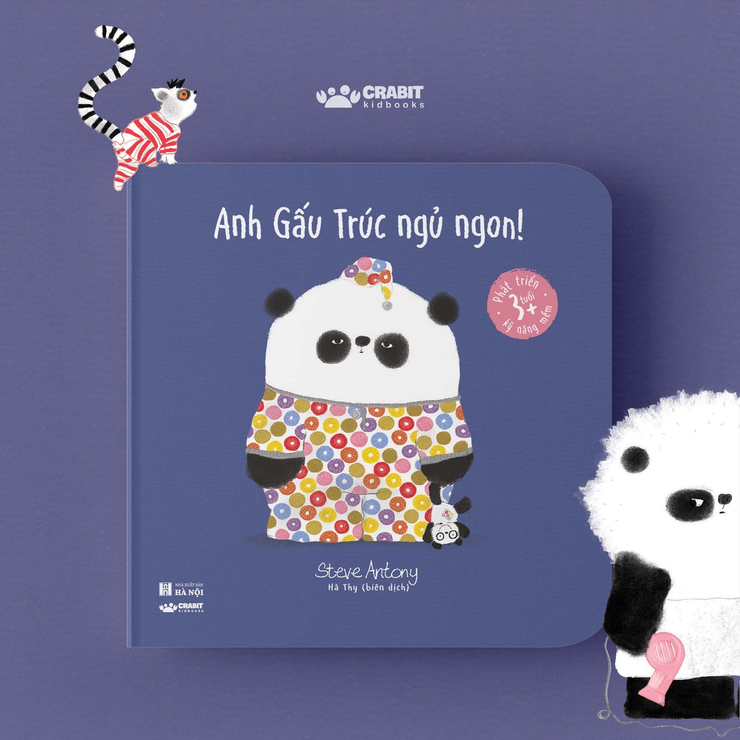 Bộ sách "Cảm ơn anh Gấu Trúc" bìa cứng 4 cuốn| Combo 4 boardbooks "Cảm ơn anh Gấu Trúc"