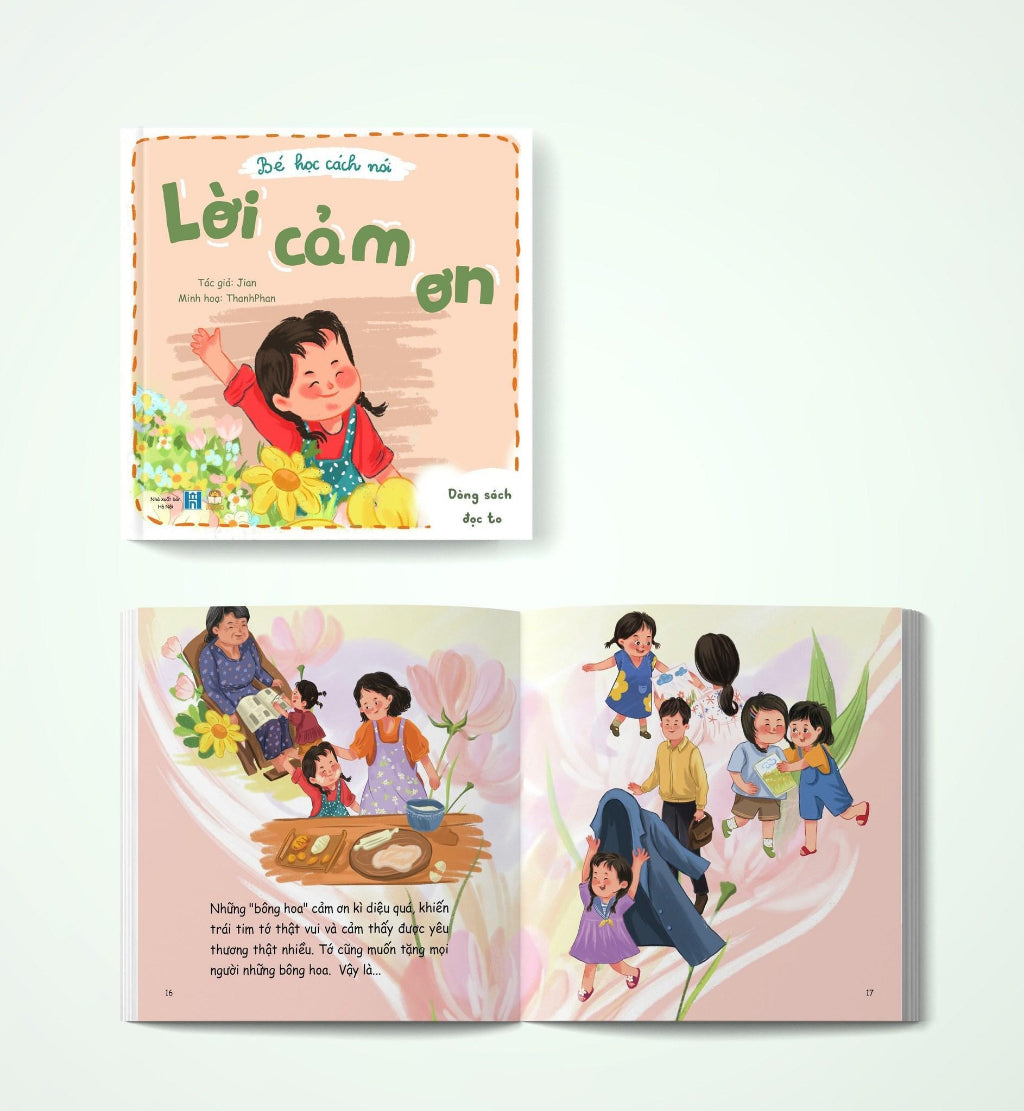 Bé Học Cách Nói 4 cuốn - Sách kỹ năng giao tiếp cho bé