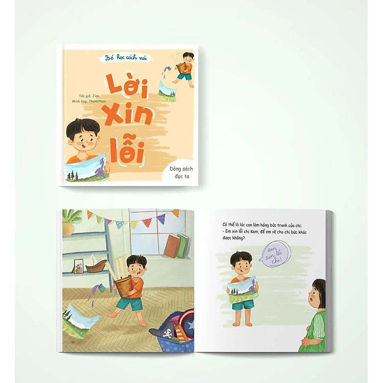 Bé Học Cách Nói 4 cuốn - Sách kỹ năng giao tiếp cho bé