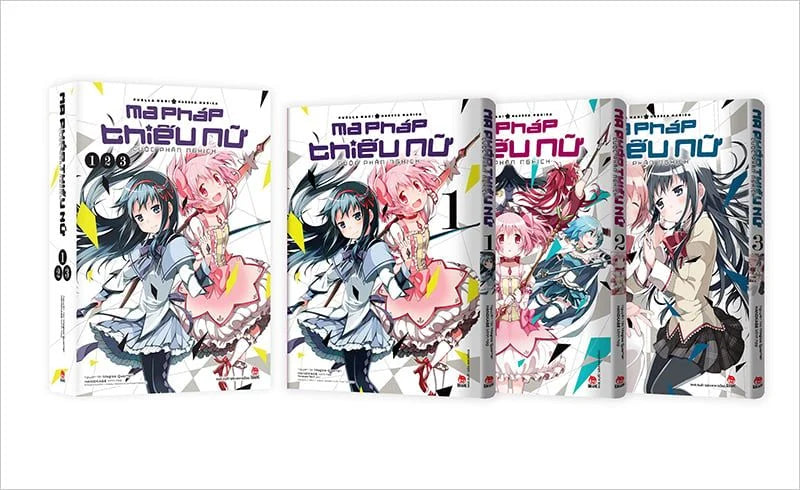 Boxset Ma Pháp Thiếu Nữ Madoka Magica - Cuộc Phản Nghịch (Bộ 3 Tập) - White