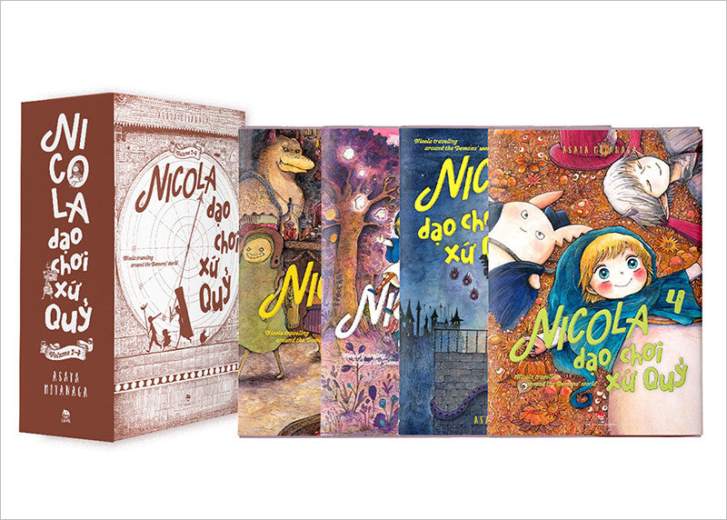 Nicola dạo chơi xứ quỷ Boxset 4 cuốn