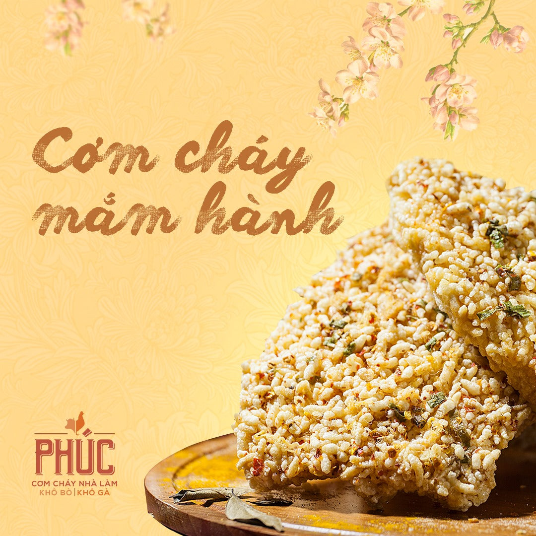 Cơm cháy dòn tan ĐẬM VỊ bịch 500 gram