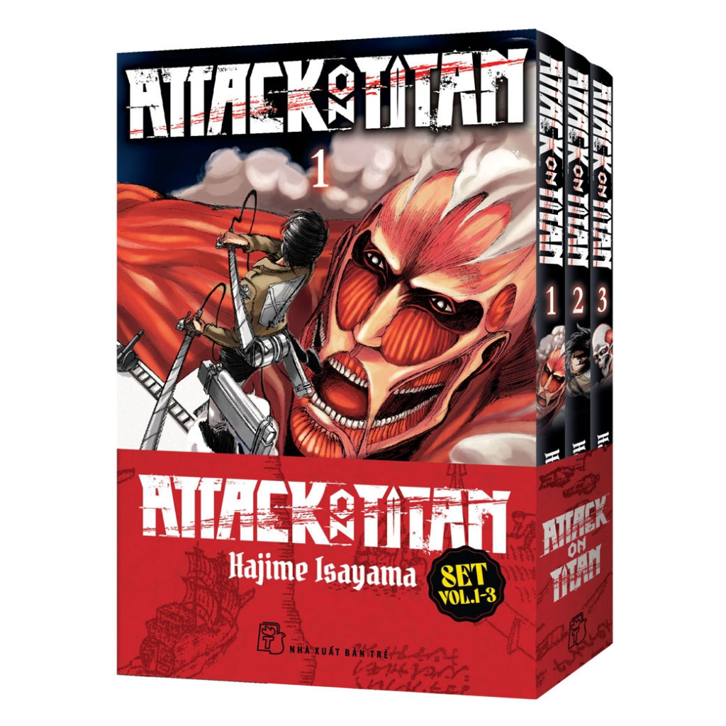 Attack On Titan Tập 1 - 3 (Bộ 3 Tập)