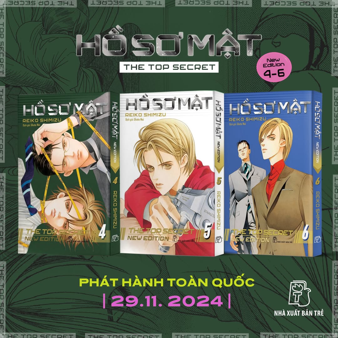 Hồ Sơ Mật - The Top Secret New Edition Full 12 cuốn 4 Boxset