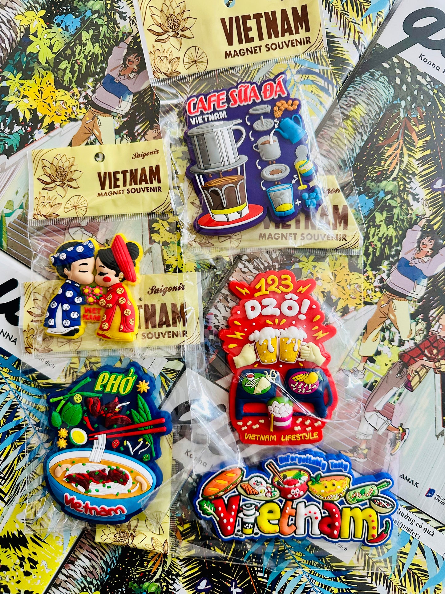 Vietnam Fridge Magnet—Vietnamese Noodles (Phở Việt Nam)