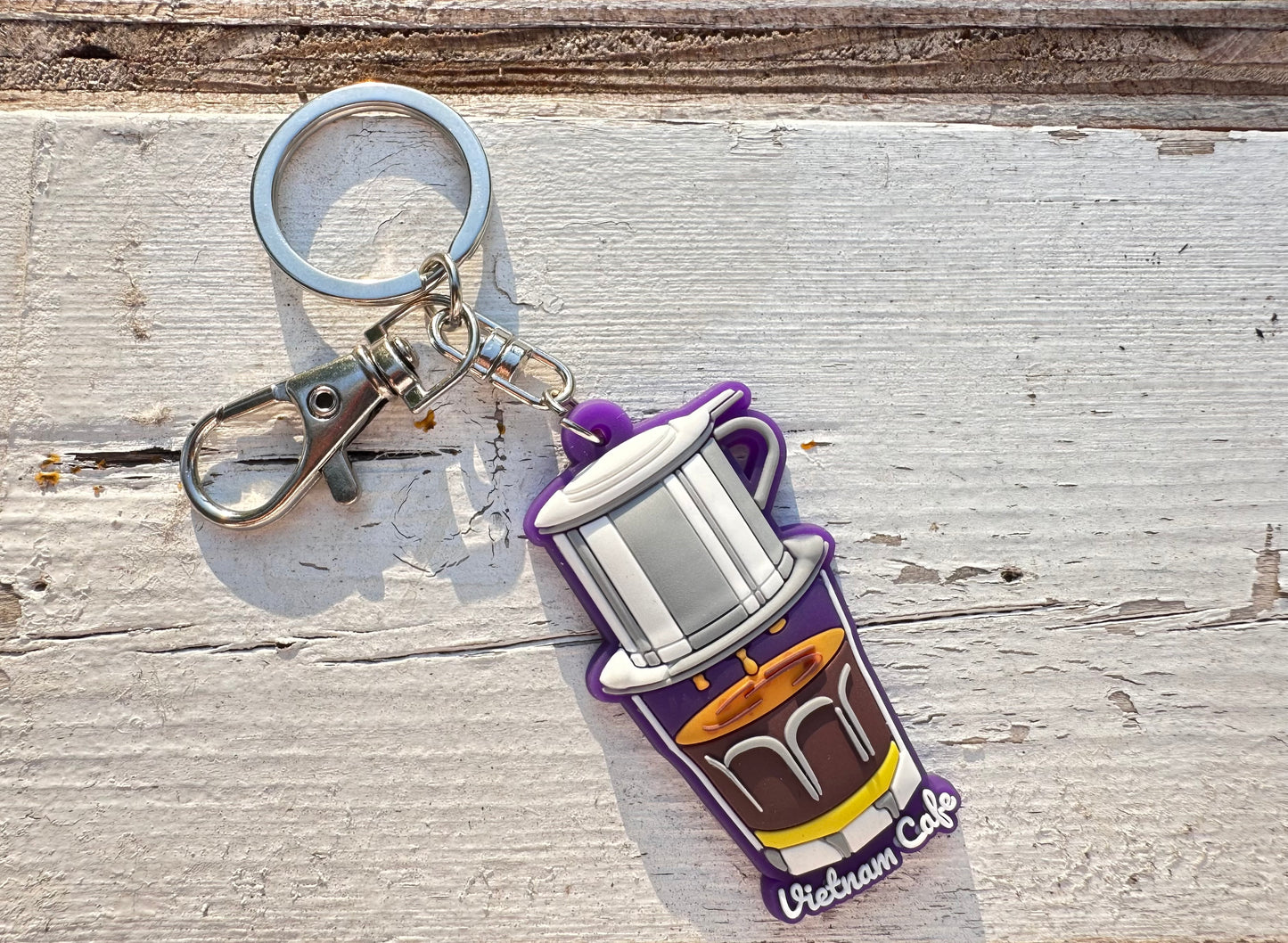 Vietnam Keychain—Vietnamese iced coffee (Cà phê sữa đá Việt Nam)