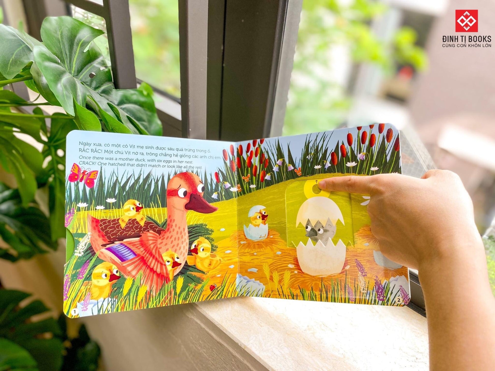 Combo 5 cuốn truyện cổ tích bìa cứng tương tác song ngữ |Combo 5 interactive fairy tale bilingual Vietnamese-English boardbooks