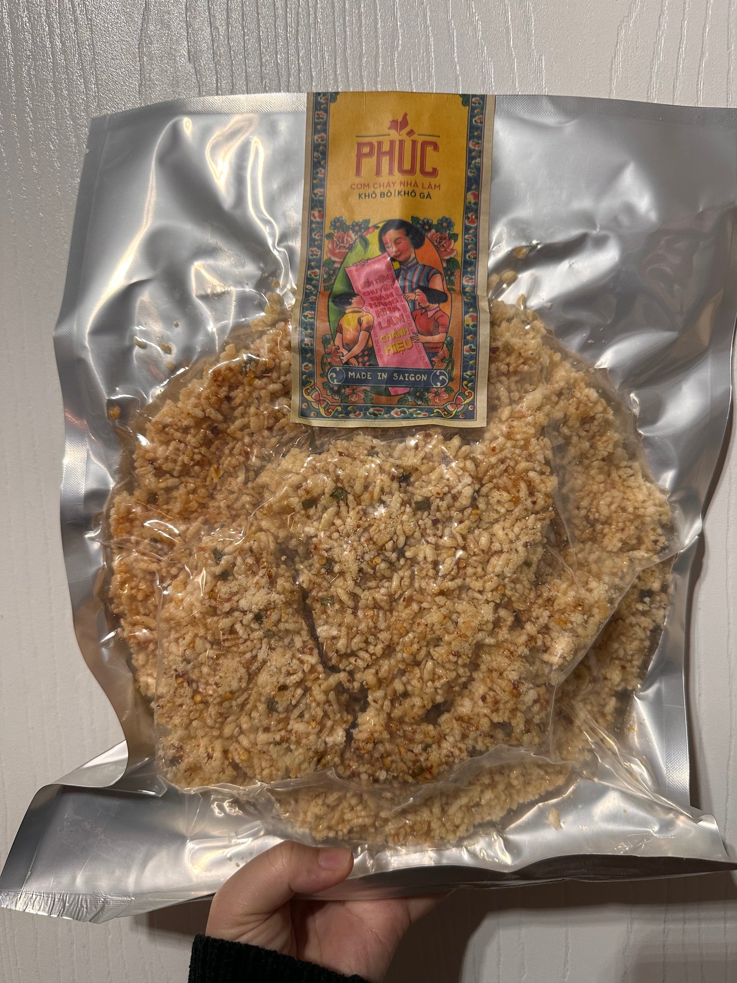 Cơm cháy dòn tan ĐẬM VỊ bịch 500 gram