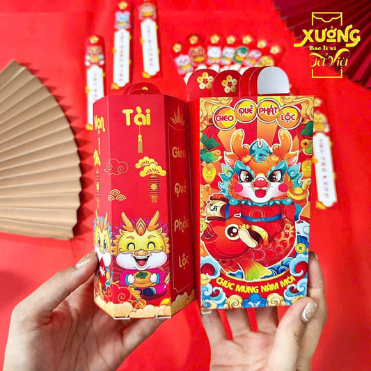 Set Lì xì Gieo quẻ Tài Lộc Năm mới