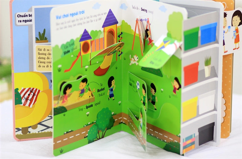 Lift the flap - Lật mở khám phá dành cho trẻ từ 0 - 6 tuổi: Đồ vật quanh em