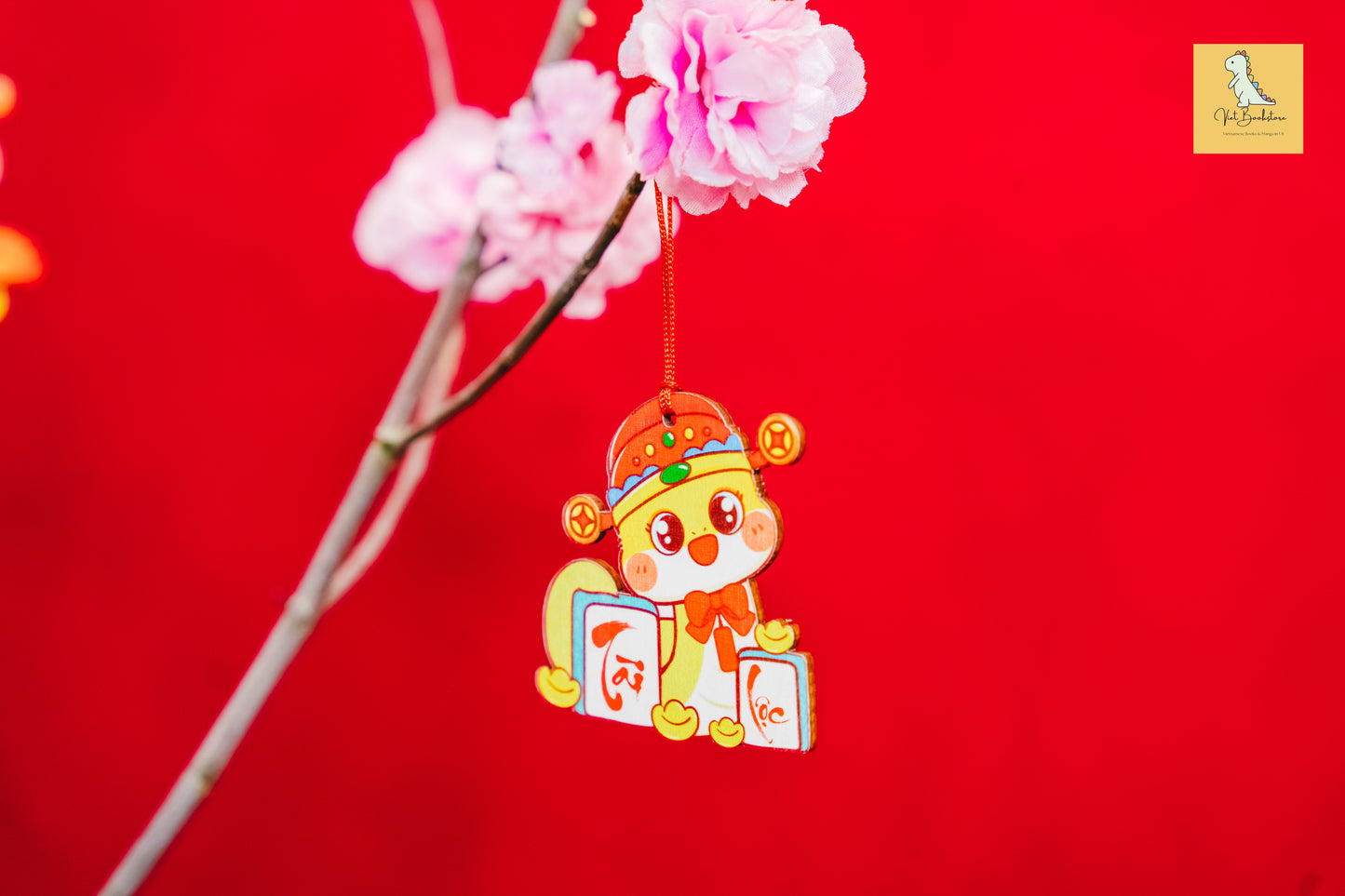 Đồ trang trí Tết bằng gỗ Rắn tài lộc Lunar New Year wooden decoration sets| Prosperity Year of Snake