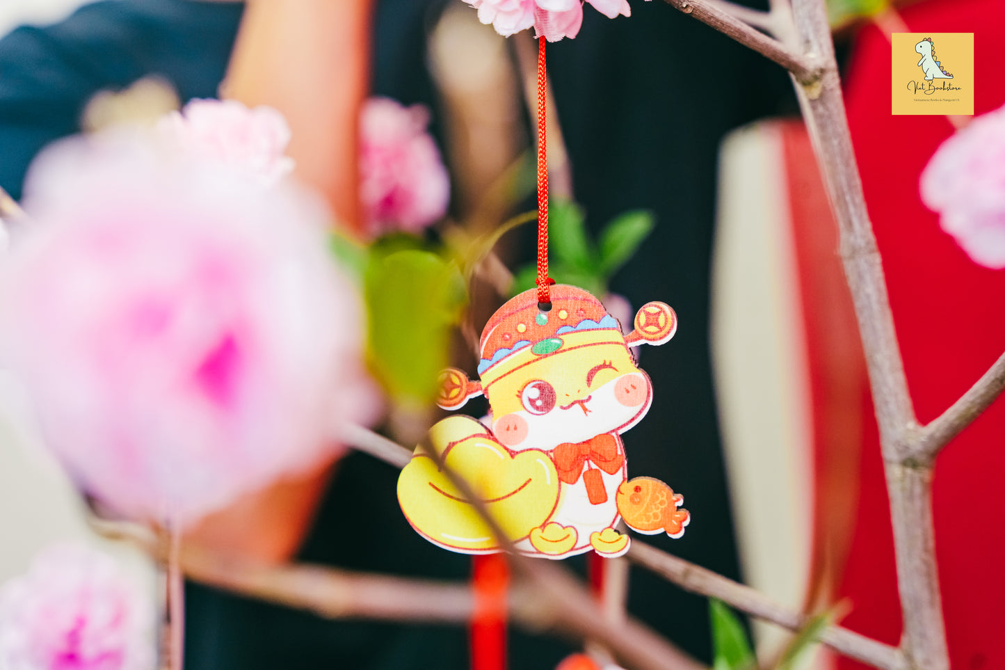 Đồ trang trí Tết bằng gỗ Rắn tài lộc Lunar New Year wooden decoration sets| Prosperity Year of Snake