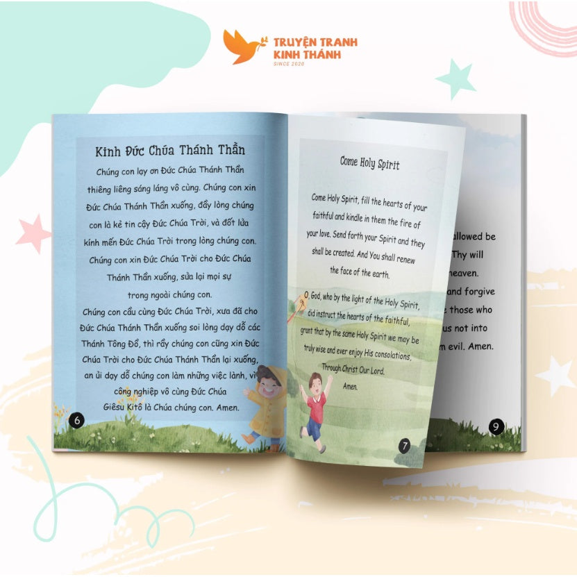 Sách Kinh thánh song ngữ cho bé| Bilingual Pocket Prayer Book for Children