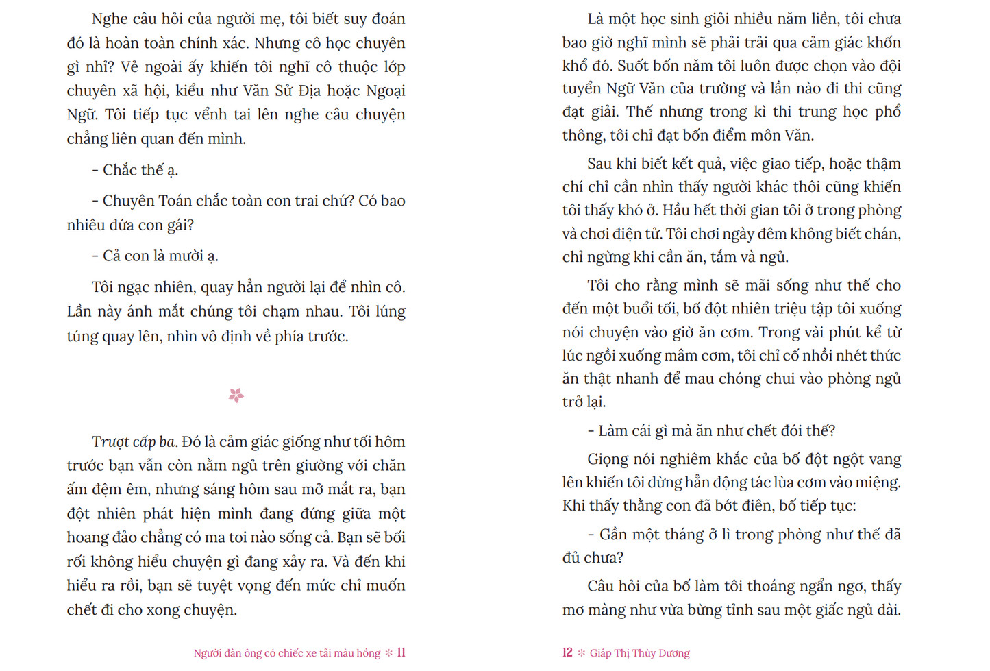 Người Đàn Ông Có Chiếc Xe Tải Màu Hồng (Young adult fiction in Vietnamese language)