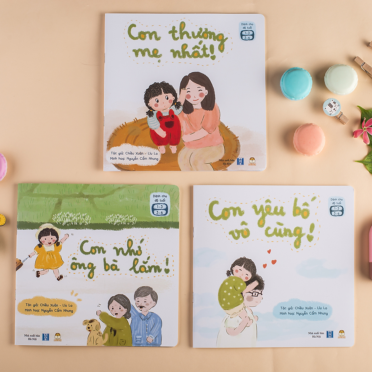 Set 3 Cuốn Sách Thơ Gia Đình Bé Bỏng