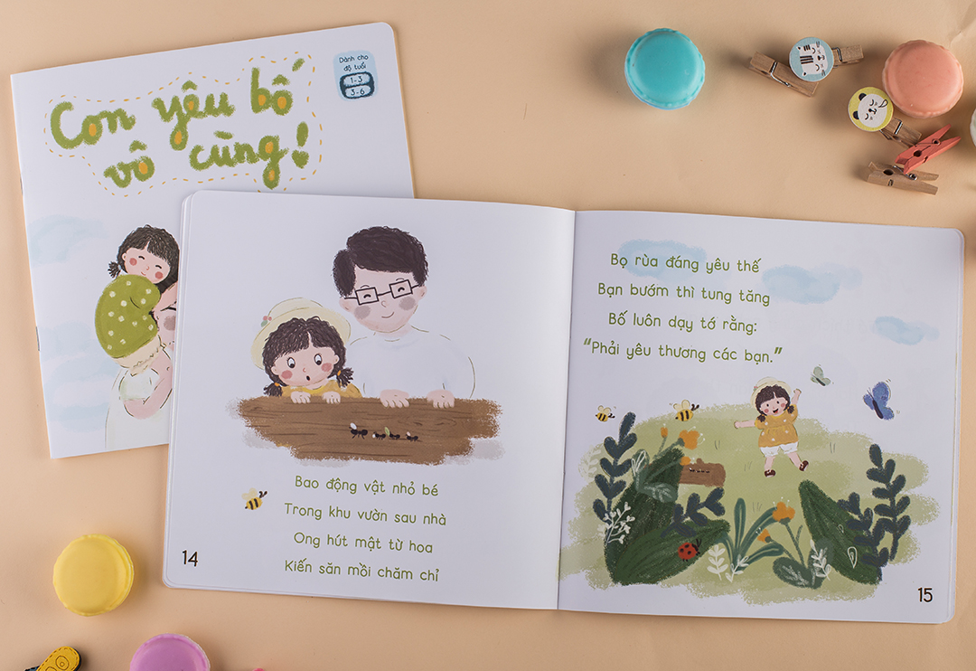 Set 3 Cuốn Sách Thơ Gia Đình Bé Bỏng