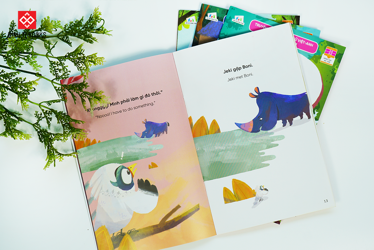 Truyện tranh song ngữ Việt-Anh dành cho trẻ em - Cùng học cư xử tốt - bộ 10 cuốn