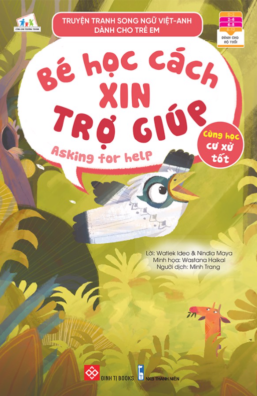 Truyện tranh song ngữ Việt-Anh dành cho trẻ em - Cùng học cư xử tốt - bộ 10 cuốn