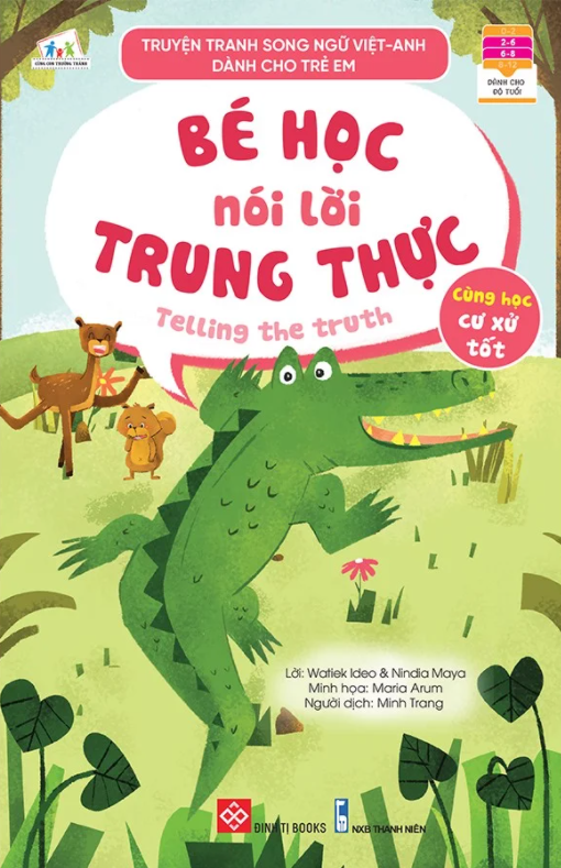 Truyện tranh song ngữ Việt-Anh dành cho trẻ em - Cùng học cư xử tốt - bộ 10 cuốn