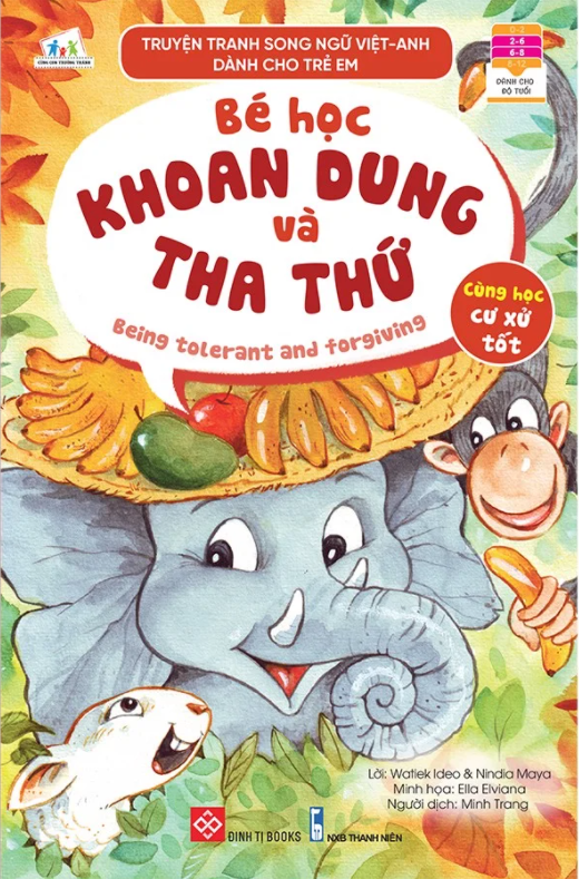Truyện tranh song ngữ Việt-Anh dành cho trẻ em - Cùng học cư xử tốt - bộ 10 cuốn