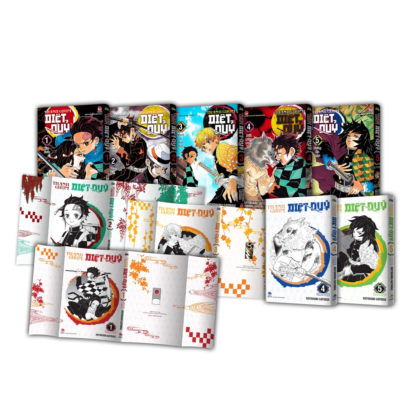 Premium Boxset Thanh Gươm Diệt Quỷ - Kimetsu No Yaiba (Hộp 23 Tập)