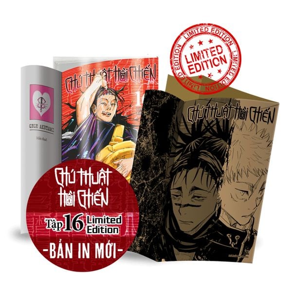 Chú thuật hồi chiến tập 16 bản limited (Jujutsu Kaisen Vol 16 limited edition Vietnamese ver)