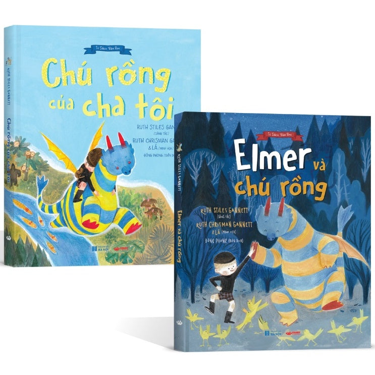 Bộ sách 2 cuốn Chú rồng của Cha tôi Bìa cứng bản đẹp