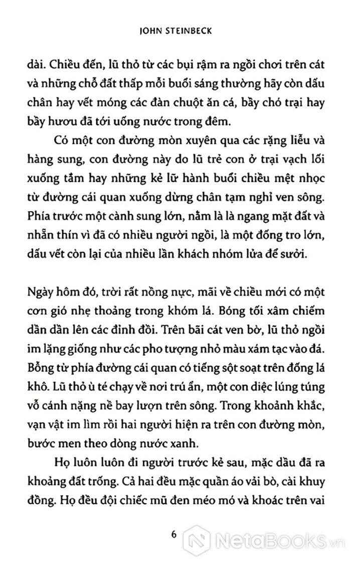 Của Chuột Và Người - Of Men and Mice Vietnamese version John Steinbeck - Bìa Cứng