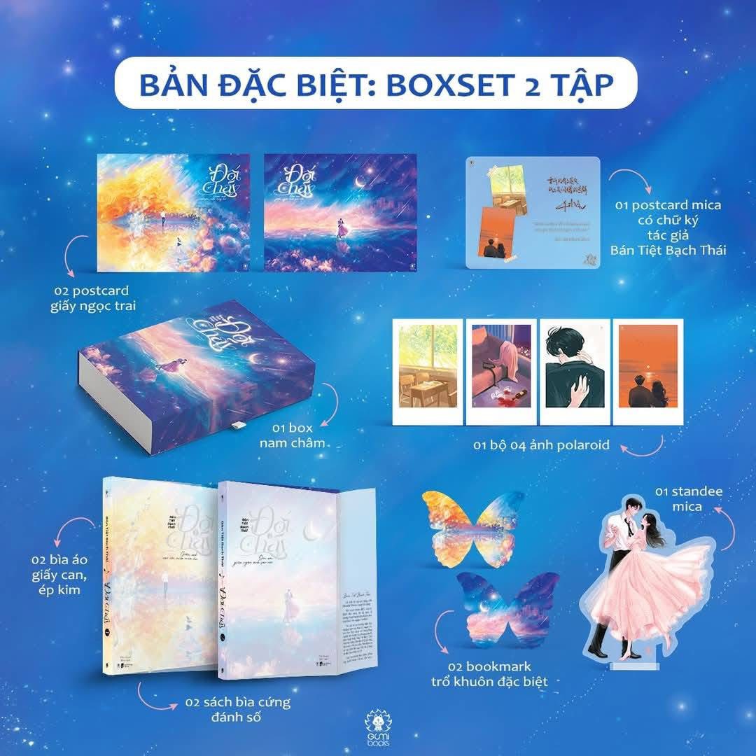 Boxset Đốt Cháy Tập 1,2 bản đặc biệt Giấu Anh Vào Cơn Mưa Mùa Hạ