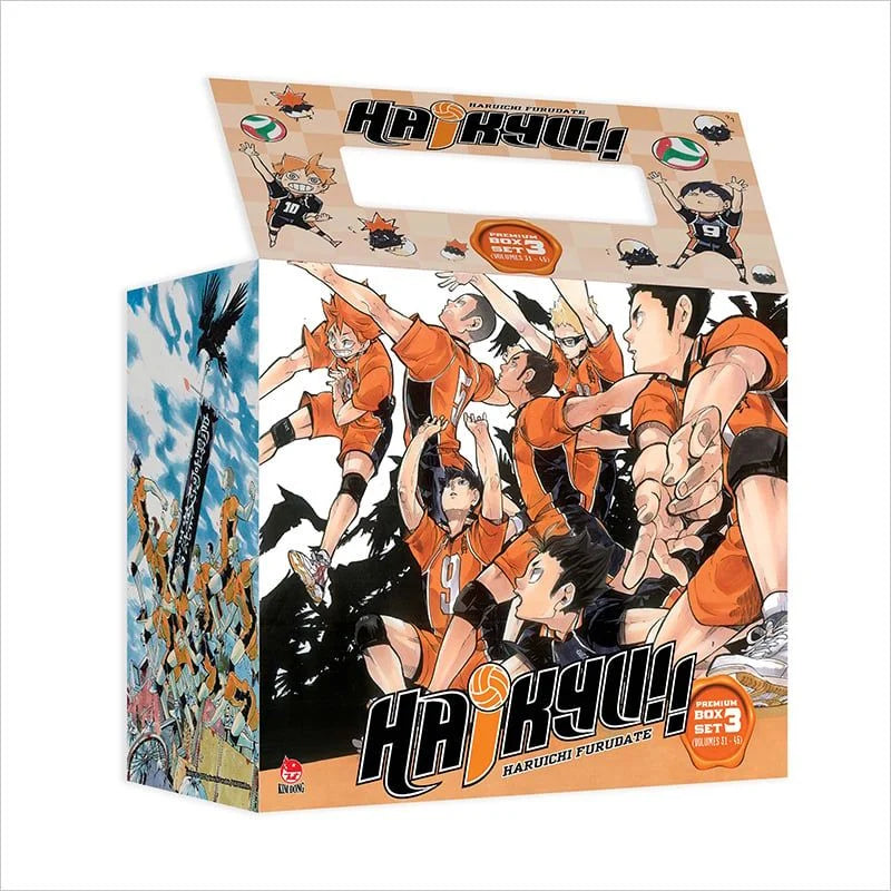 Haikyu!! Premium Complete 3 Boxsets #1 #02 #03 Trọn bộ 45 tập Người khổng lồ tí hon