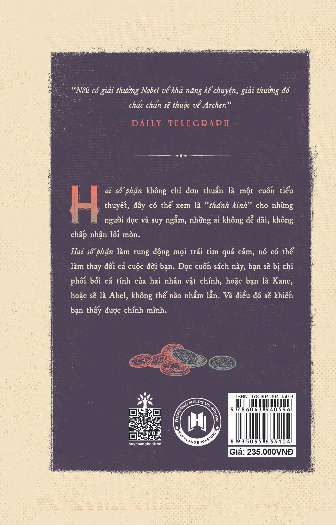 Hai Số Phận - Bìa Cứng - Jeffrey Archer