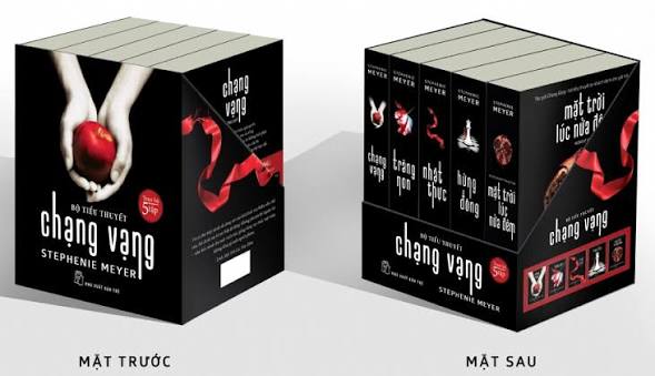 Boxset Trọn Bộ 5 cuốn Chạng Vạng+ Trăng Non+ Nhật Thực + Hừng Đông + Mặt Trời Lúc Nửa Đêm