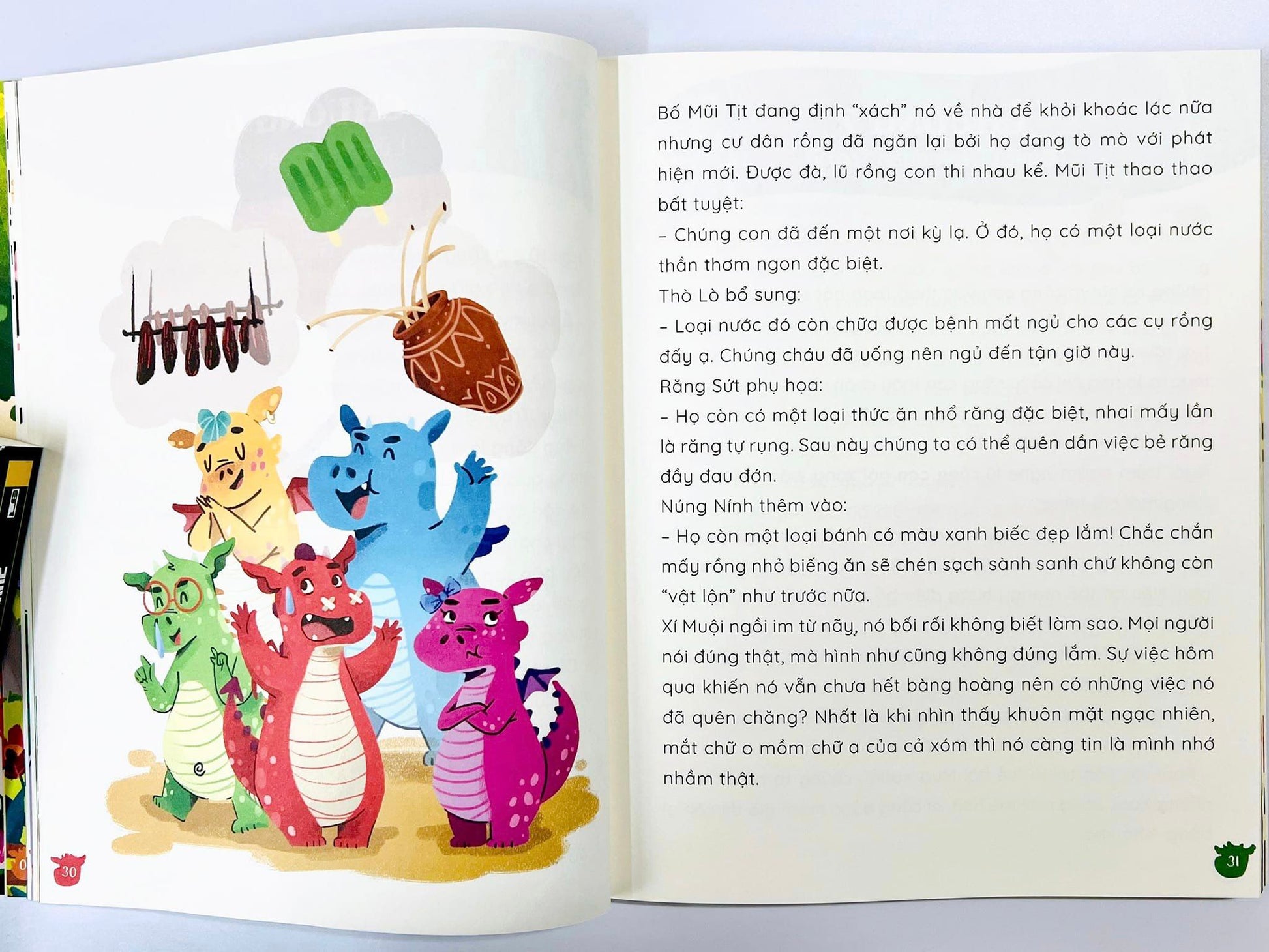 Xóm Rồng đón Tết—A Vietnamese book about Tết, the year of dragon