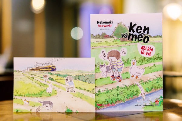 Ken và mèo đôi khi là vịt Nekomako