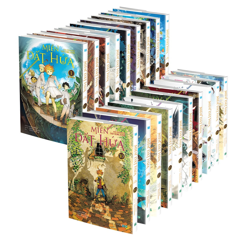 Combo miền đất hứa trọn bộ 20 cuốn The promised neverland