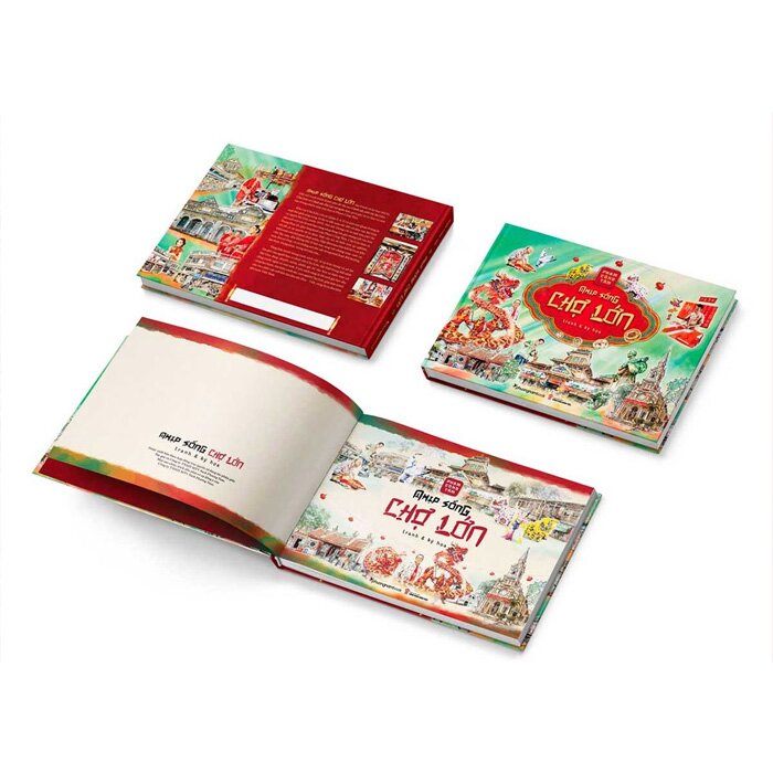 Cảnh Sắc Phố Thị Sài Gòn - Chợ Lớn (Tranh & Ký Họa) Bìa Cứng