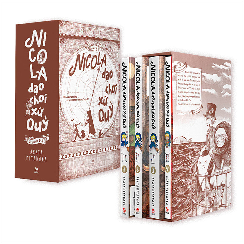 Nicola dạo chơi xứ quỷ Boxset 4 cuốn