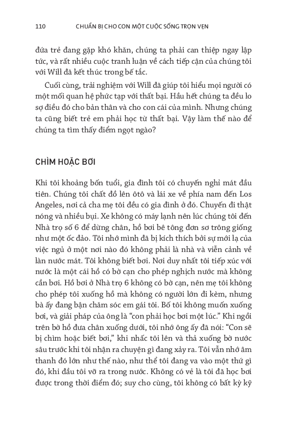 CHUẨN BỊ CHO CON MỘT CUỘC SỐNG TRỌN VẸN