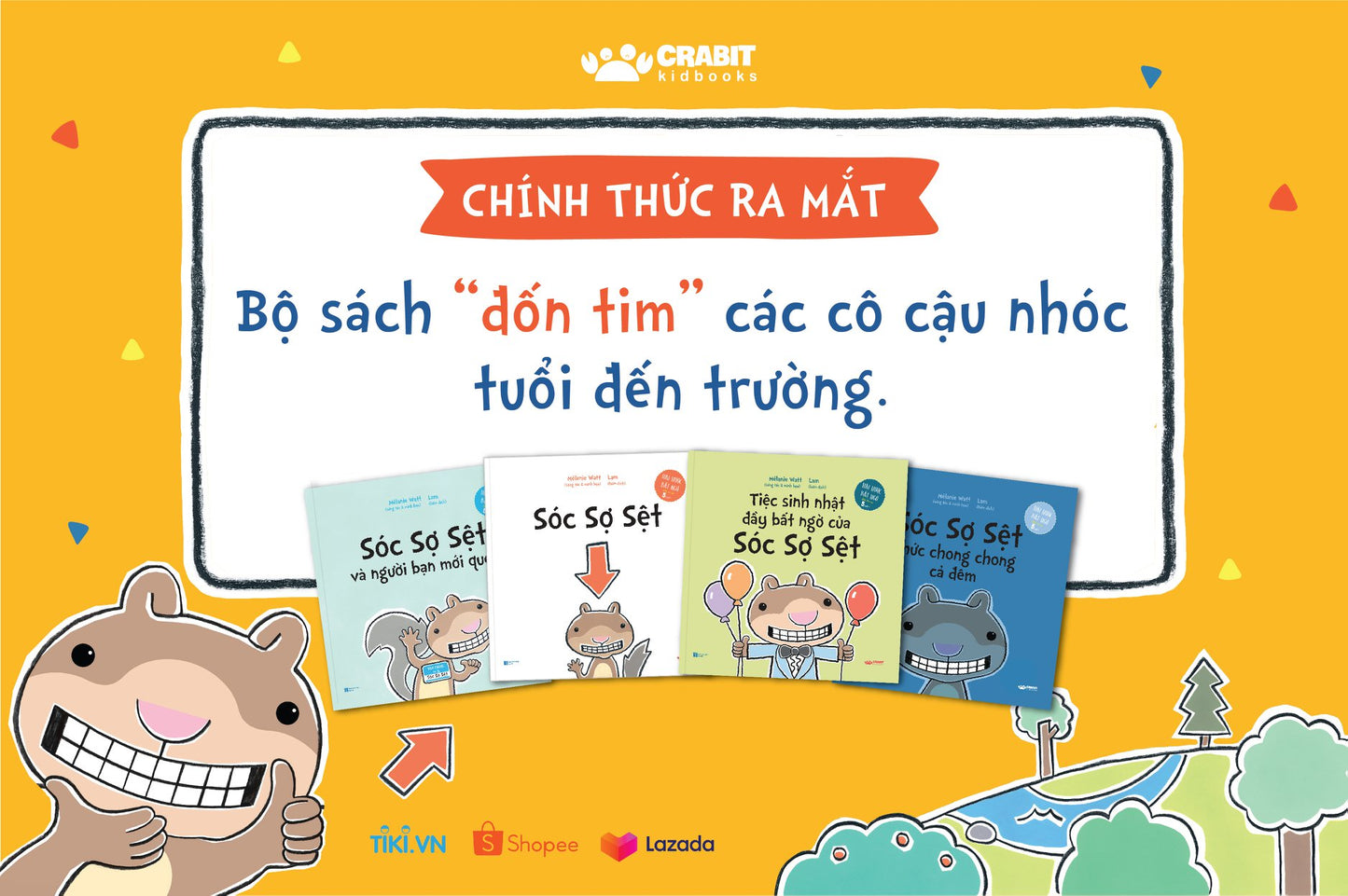Combo 4 cuốn Bộ sách Sóc Sợ Sệt